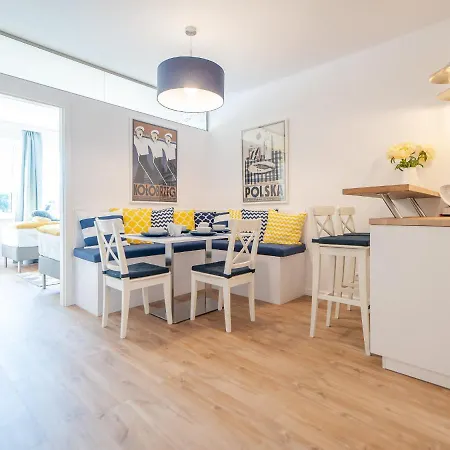 Blekit Na Fali - Miodowy Dom Apartamento